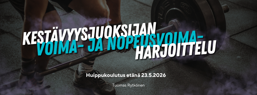 kestävyysjuoksijan voima- ja nopeusvoimaharjoittelu